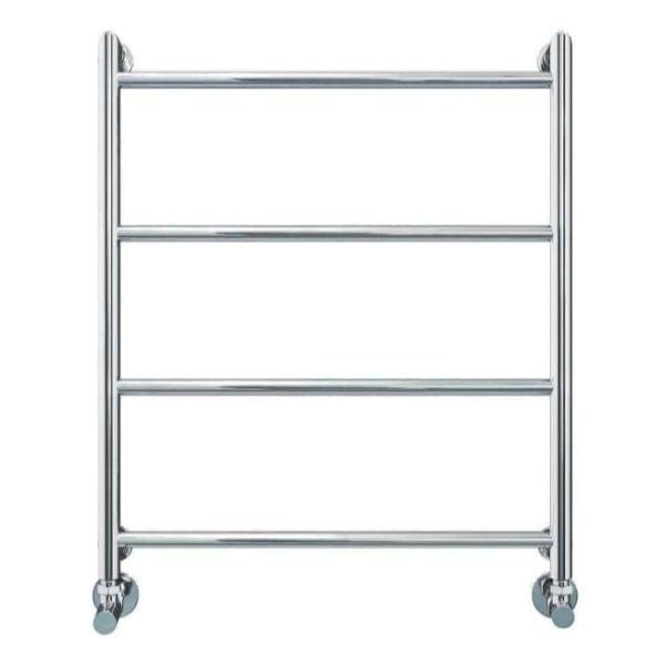 Vogue Ladder Rail Vogue Vivid Straight Heated Towel Rail in Chrome 800 x 650 / Dual Fuel