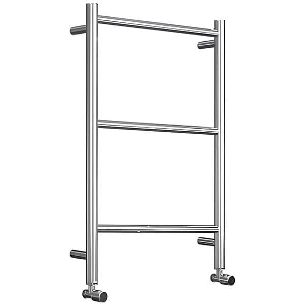Vogue Ladder Rail Vogue Galaxy Straight Heated Towel Rail in Polished Stainless Steel 700 x 500 / Electric