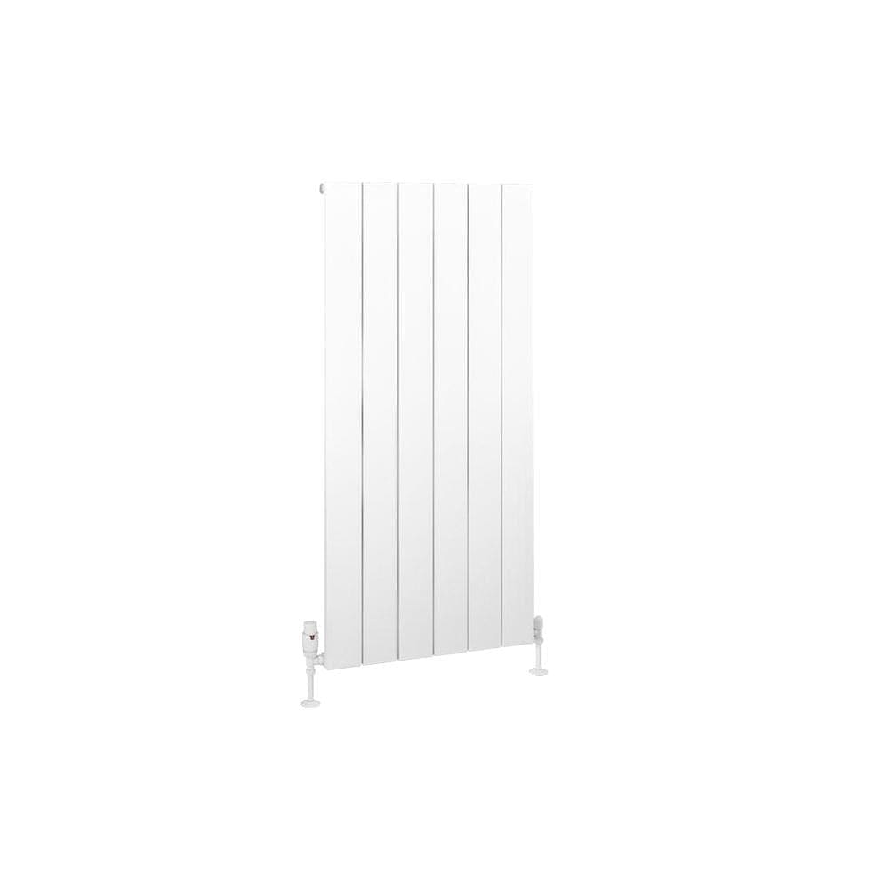 Eastbrook Panel Radiator Eastbrook Charlton Vertical Designer Radiator in Matt White
