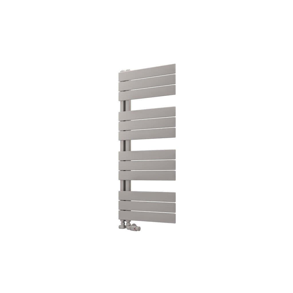 Eastbrook Designer Towel Radiator Eastbrook Helmsley Straight Vertical Designer Towel Rail in Matt Grey 1150 x 500 / Central Heating