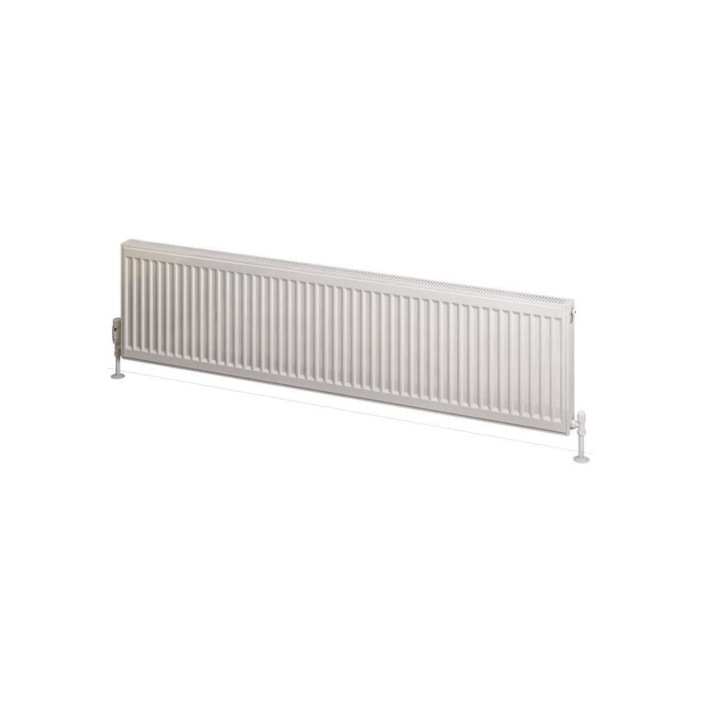 Aquarius Bathrooms Type 21 Aquarius Type 21 Compact Panel Radiator In Gloss White