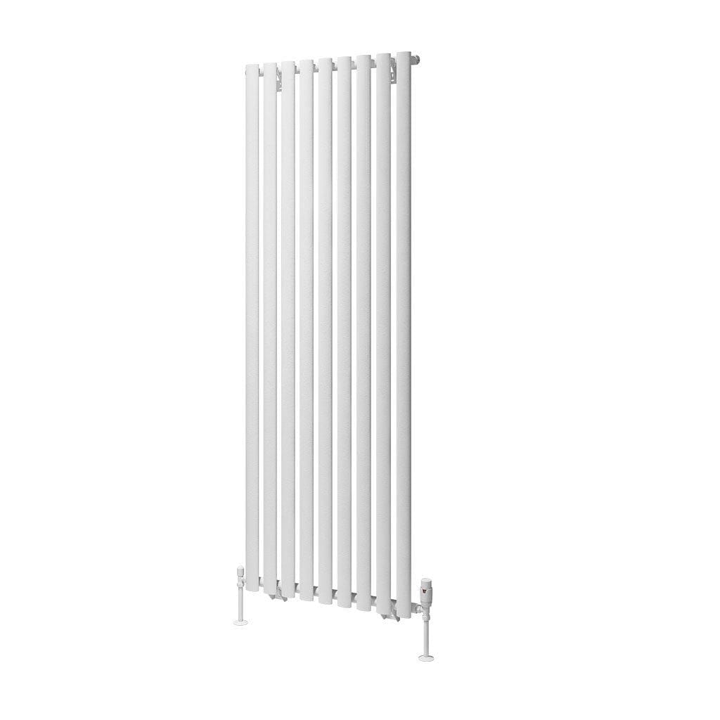 Eastbrook Panel Radiators Eastbrook Tunstall Straight Vertical Designer Radiator in Matt White