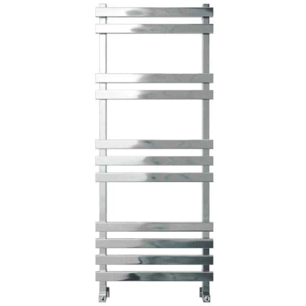 Vogue Designer Towel Radiators Vogue Gallant Straight Designer Towel Radiator in Polished Stainless Steel 1200 x 500 / Dual Fuel