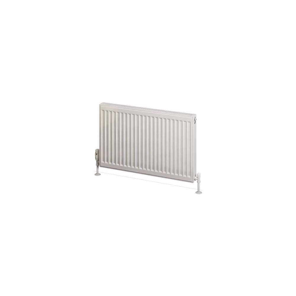 Aquarius Bathrooms Type 21 Aquarius Type 21 Compact Panel Radiator In Gloss White