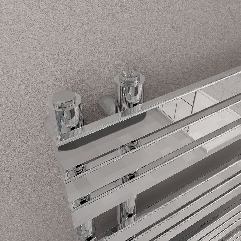 Eastbrook Designer Towel Radiators Eastbrook Leonardo Straight Vertical Heated Towel Rail in Chrome