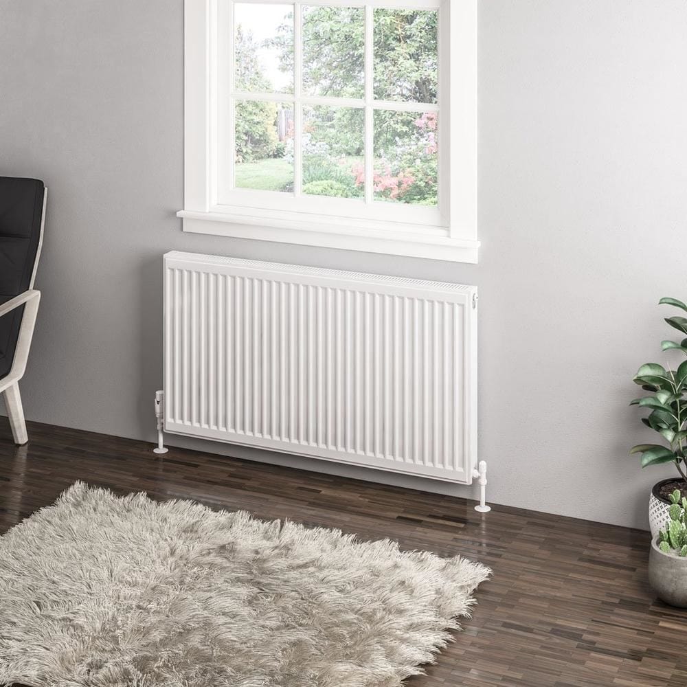 Aquarius Bathrooms Type 11 Aquarius Type 11 Compact Panel Radiator In Gloss White 600 x 1100mm