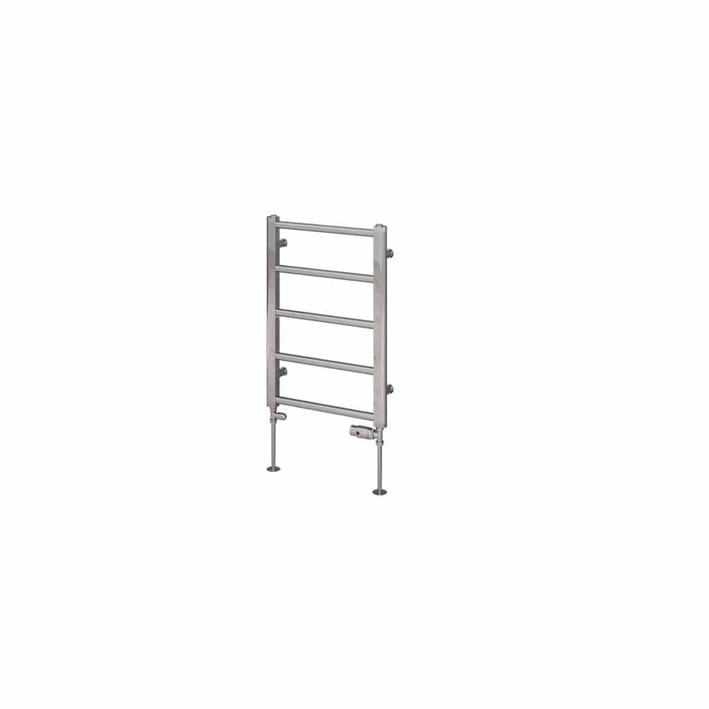 Eastbrook Ladder Rail Eastbrook Tuscan Round Heated Towel Rail in Chrome 650 x 450 / Dual Fuel