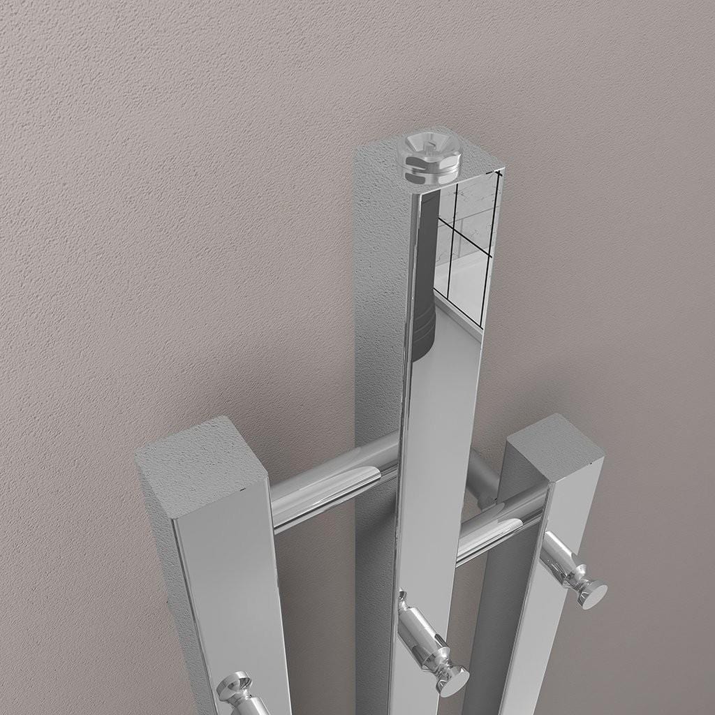 Eastbrook Designer Towel Radiators Eastbrook Conwy Vertical Designer Radiator - 1200 x 220mm - Chrome