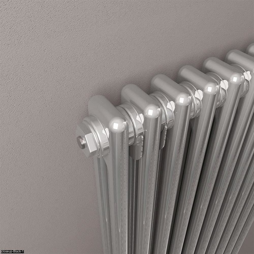 Eastbrook Column Radiator Eastbrook Rivassa Traditional 2 Column Radiator in Chrome Effect