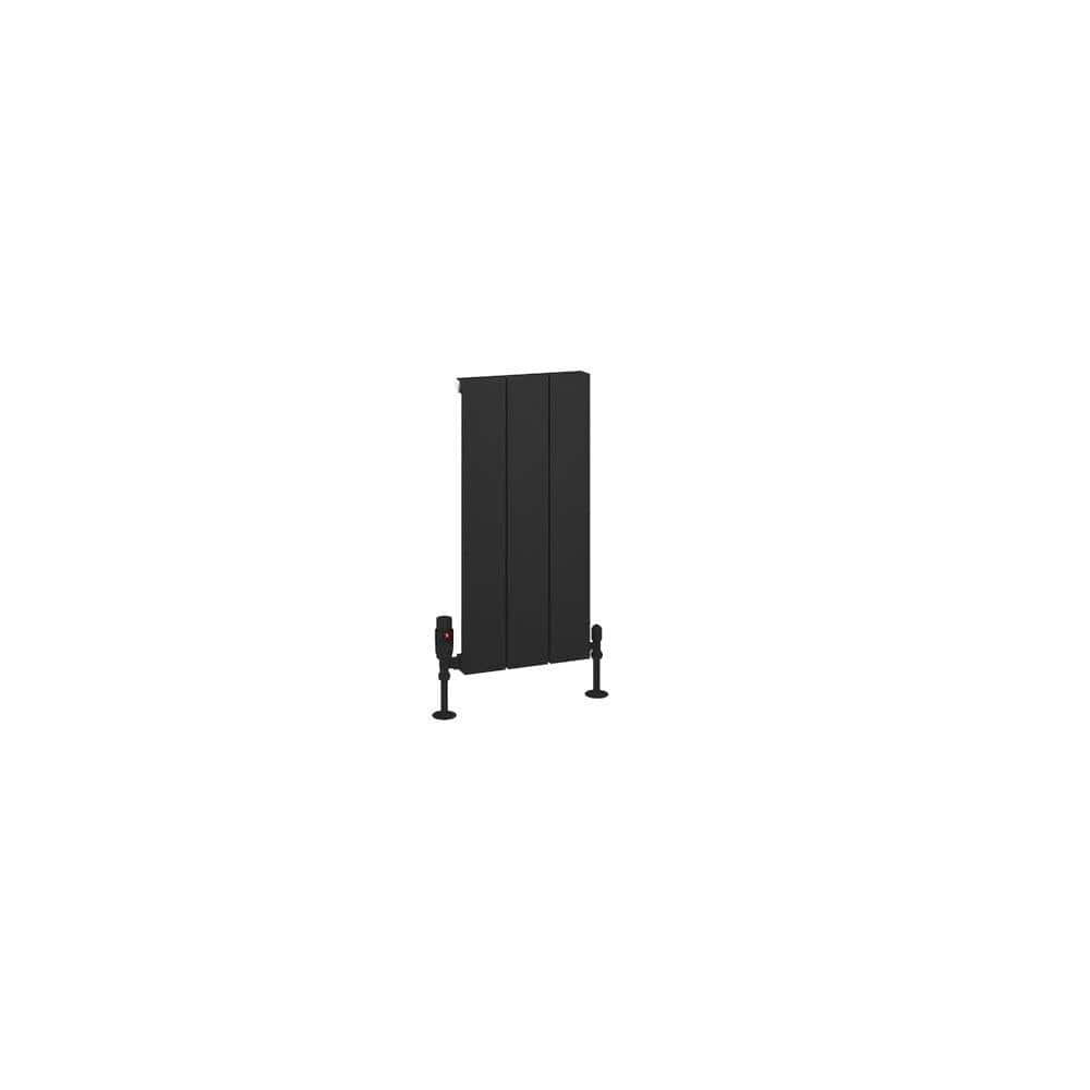 Eastbrook Charlton Vertical Designer Radiator in Matt Black
