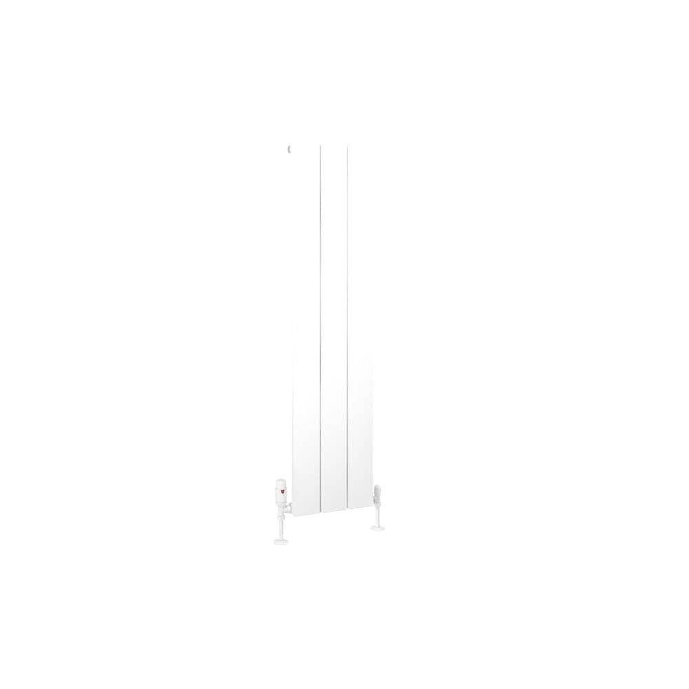 Eastbrook Panel Radiator Eastbrook Charlton Vertical Designer Radiator in Matt White
