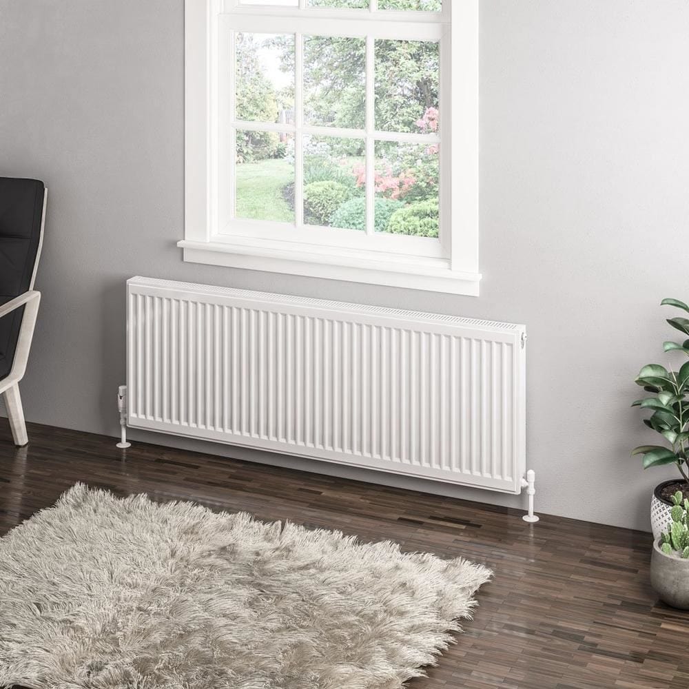 Aquarius Bathrooms Type 11 Aquarius Type 11 Compact Panel Radiator In Gloss White 500 x 1400mm