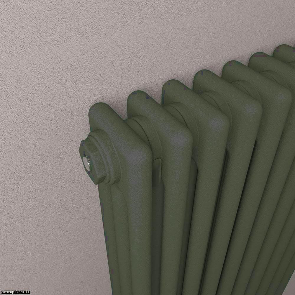 Eastbrook Column Radiator Eastbrook Rivassa Traditional 3 Column Radiator in Matt Anthracite