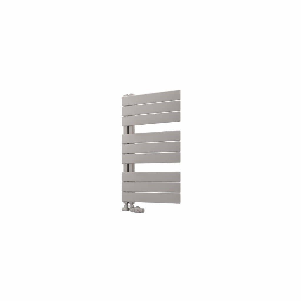 Eastbrook Designer Towel Radiator Eastbrook Helmsley Straight Vertical Designer Towel Rail in Matt Grey 800 x 500 / Electric Only