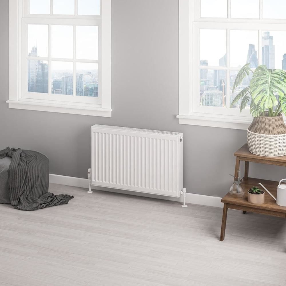 Aquarius Type 22 Compact Panel Radiator in Gloss White