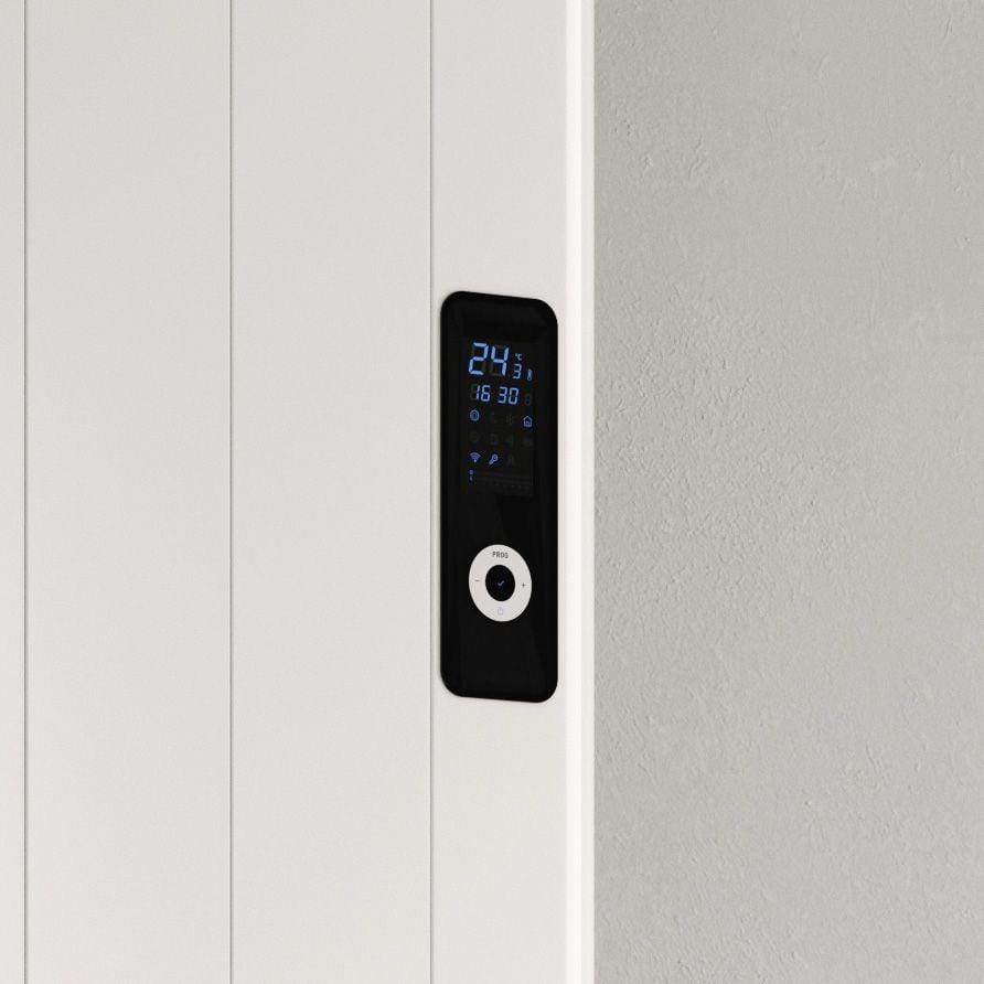 Aquarius Flat Panel Radiators Aquarius DigiTherm Programmable Electric Radiator with LCD Display in White