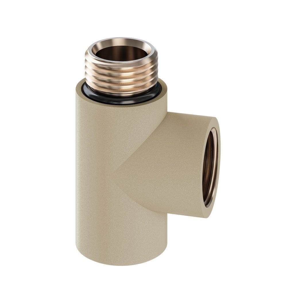 Eastbrook T-Pieces Eastbrook Element T Piece Cappuccino