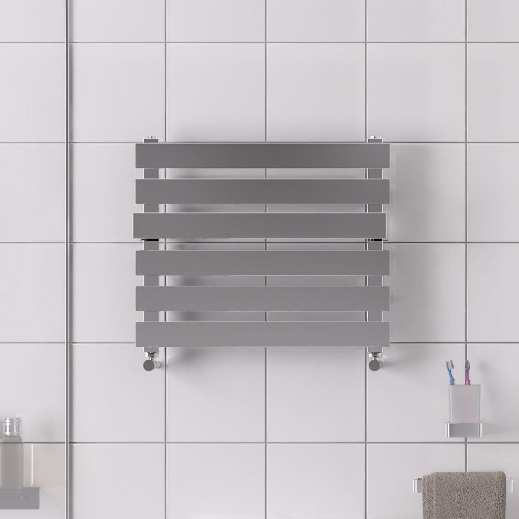 Eastbrook Designer Towel Radiator Eastbrook Ascona Straight Horizontal Towel Rail in Chrome