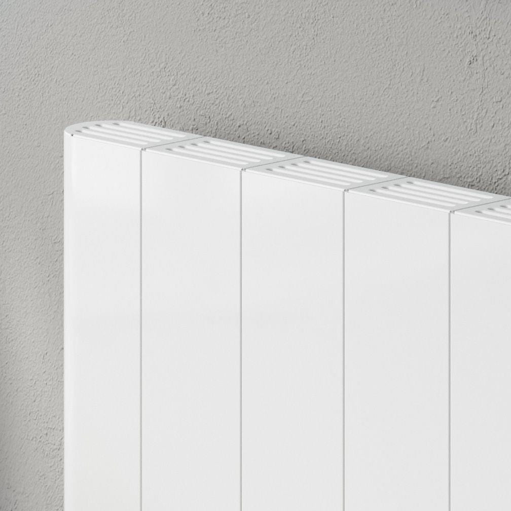 Aquarius Flat Panel Radiators Aquarius DigiTherm Programmable Electric Radiator with LCD Display in White