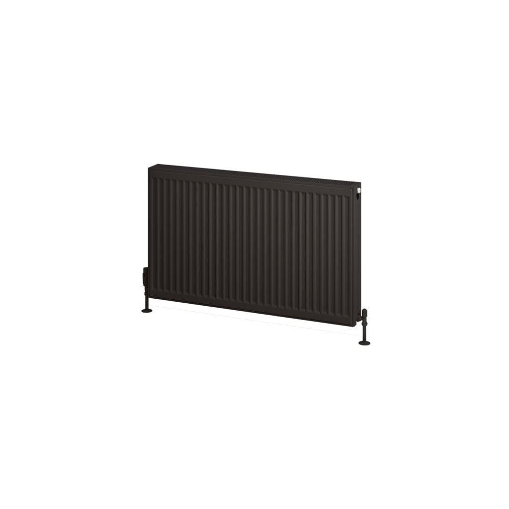 Aquarius Aquarius Type 22 Compact Panel Radiator in Matt Black