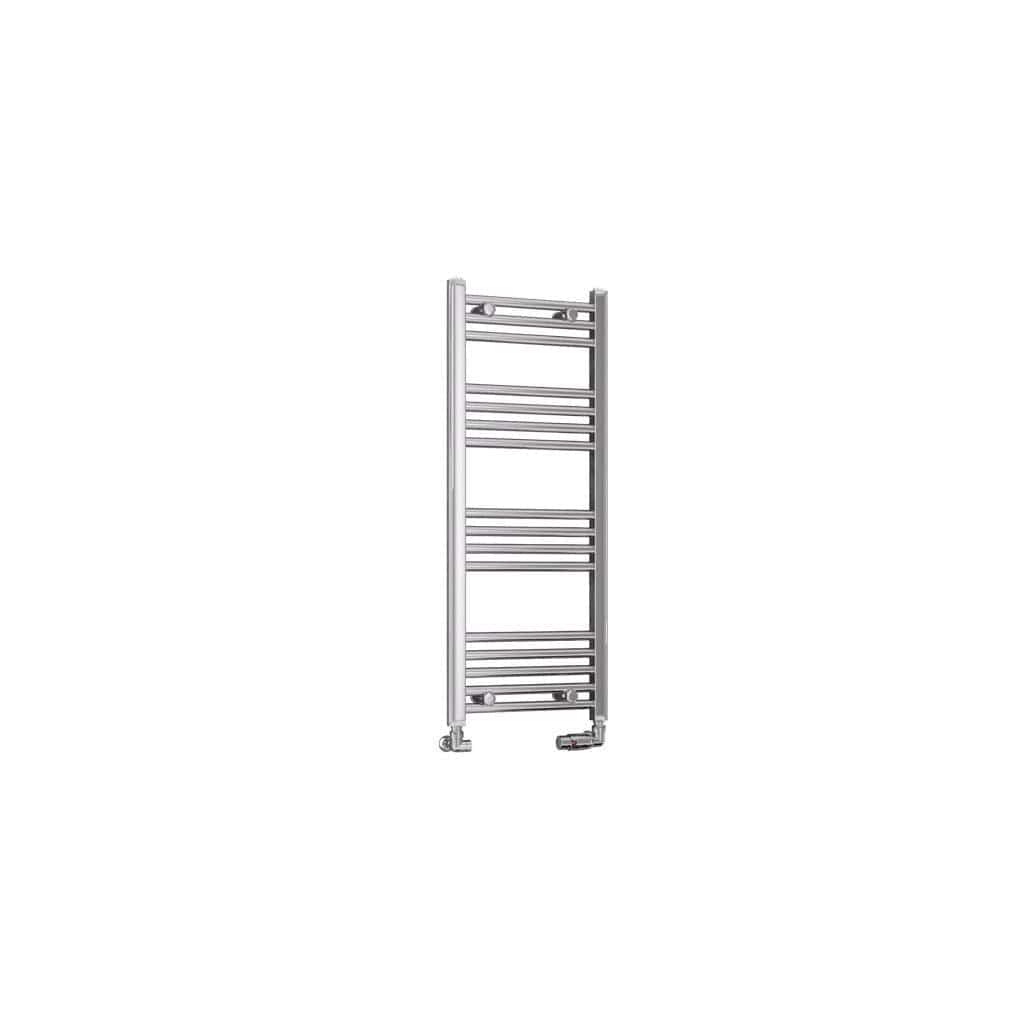 Eastbrook Wendover Curved Vertical Heated Towel Rail in White