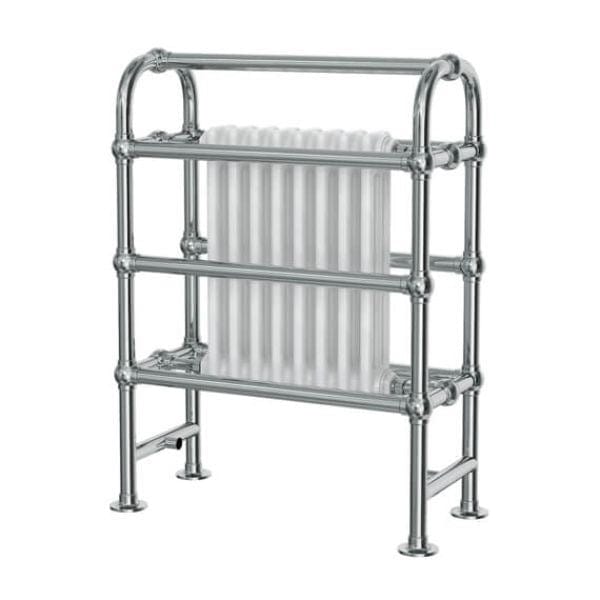 Vogue Towel Horse Vogue Baroque Traditional Straight Towel Radiator in Chrome