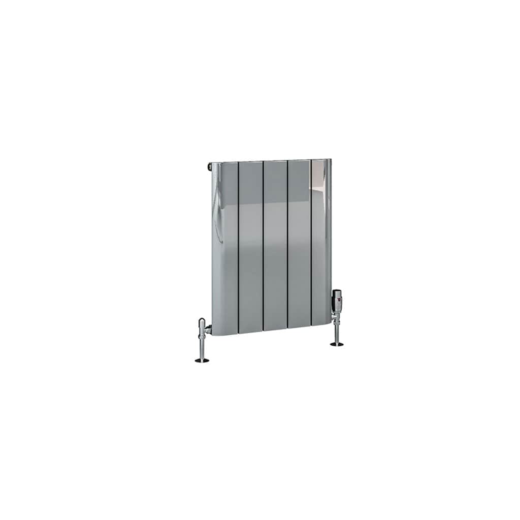Eastbrook Panel Radiators Eastbrook Peretti Straight Horizontal Aluminum Radiator in Polished Aluminum