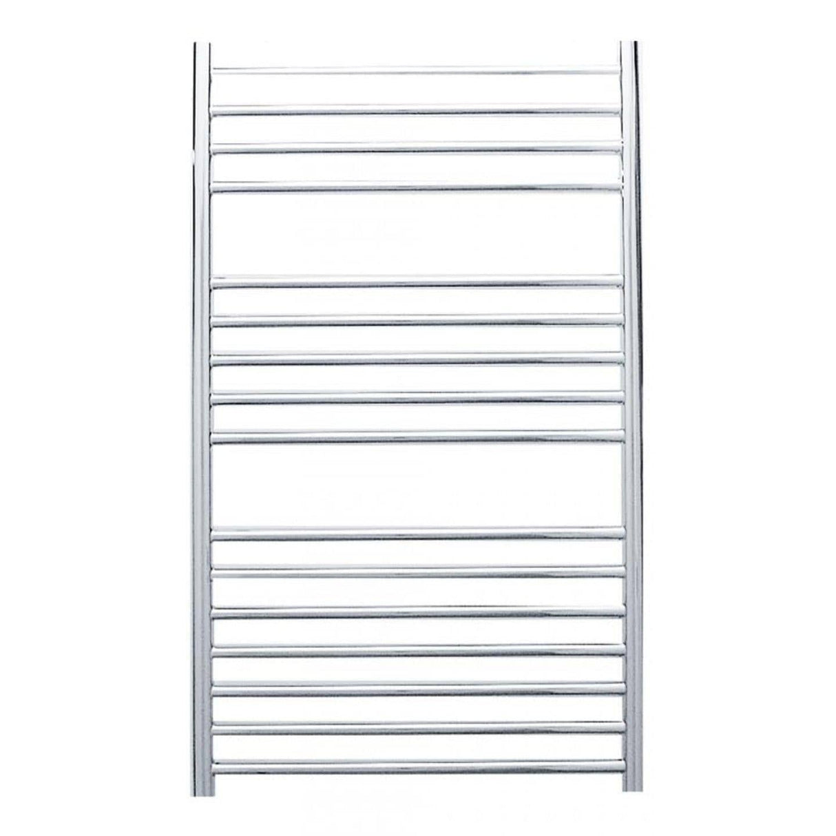 JIS Ladder Rail JIS Sussex Steyning Vertical Stainless Steel Heated Towel Rail 1000 x 620mm / Central Heating / Polished Chrome