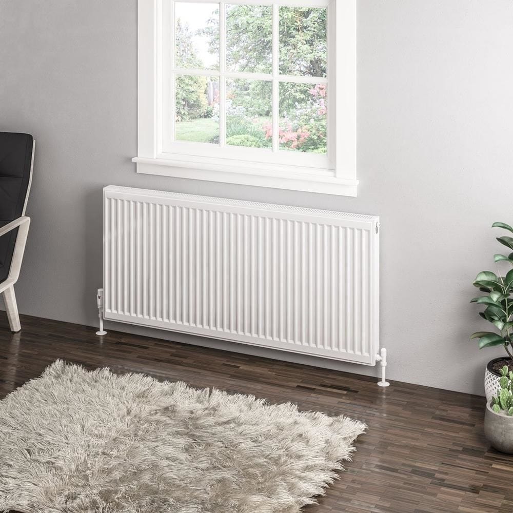Aquarius Type 11 Compact Panel Radiator In Gloss White