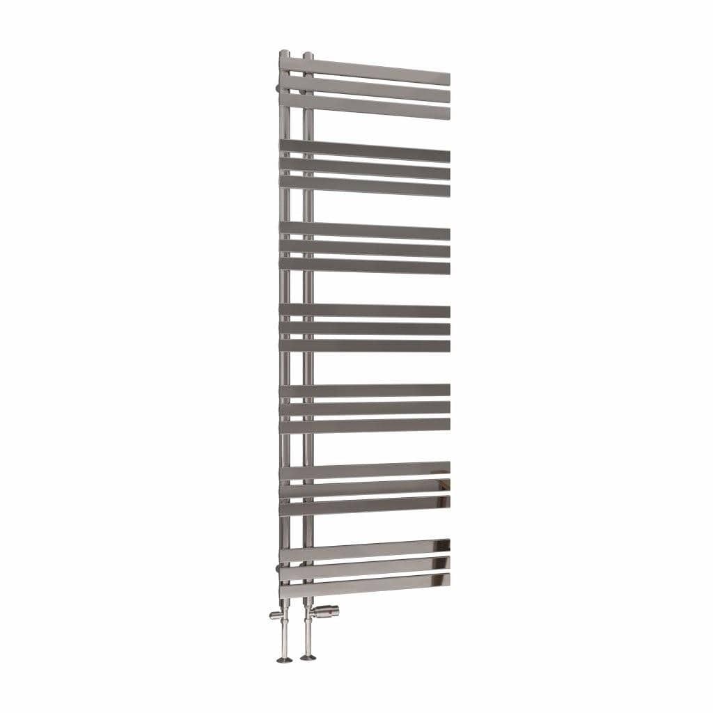 Eastbrook Designer Towel Radiator Eastbrook Leonardo Straight Vertical Heated Towel Rail in Chrome 1800 x 600mm / Electric Only