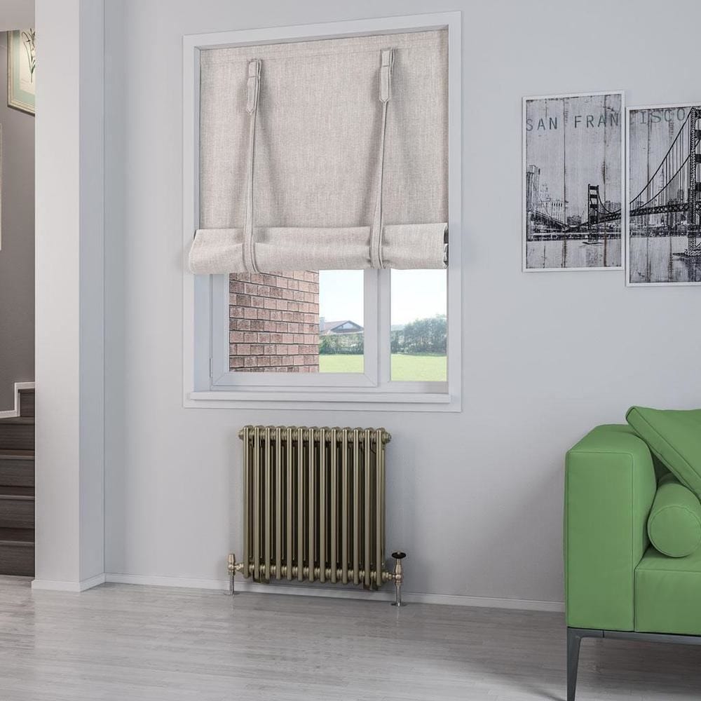 Eastbrook Column Radiator Eastbrook Rivassa Traditional 2 Column Radiator in Bronze Effect 600 x 608 / Central Heating