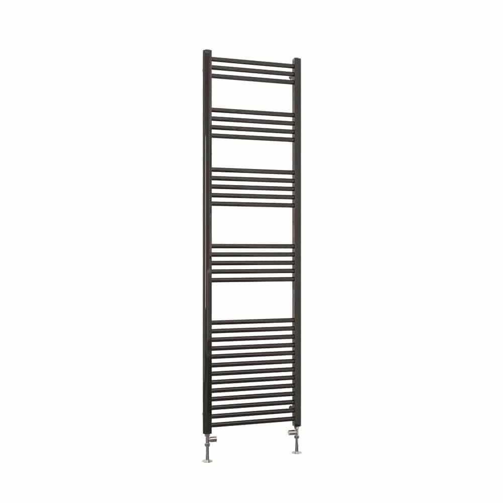 Eastbrook Ladder Rail Eastbrook Wendover Straight Heated Towel Rail in Black Gold