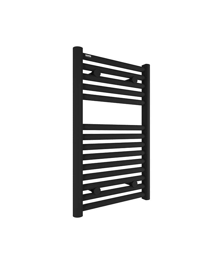 Tissino Ladder Rails Tissino Hugo2 Designer Towel Radiator in Matt Black 652 x 400 / Central Heating