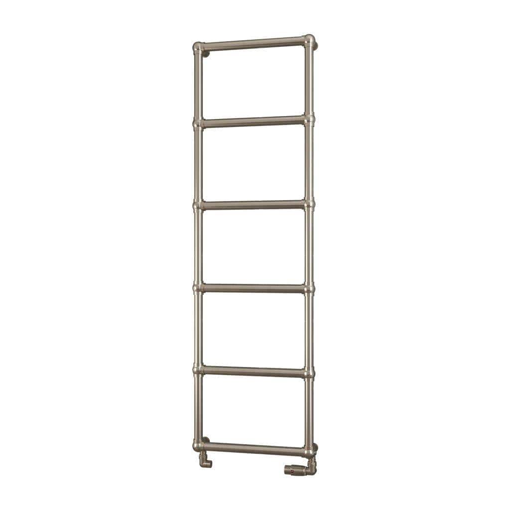 Eastbrook Traditional Towel Rail Eastbrook Stour Vertical Traditional Heated Towel Rail in Brushed Brass 1550 x 500 / Central Heating