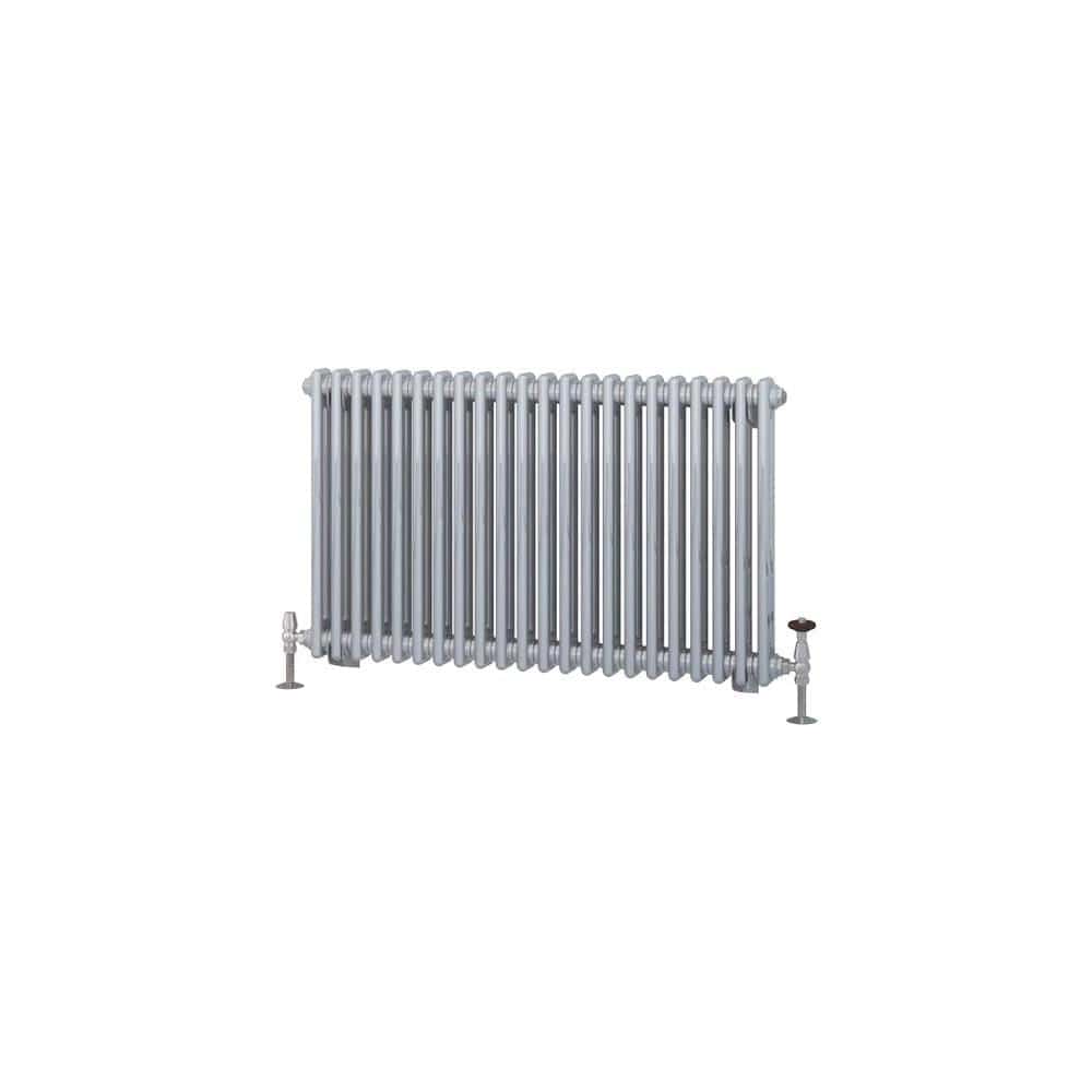 Eastbrook Column Radiator Eastbrook Rivassa Traditional 2 Column Radiator in Chrome Effect