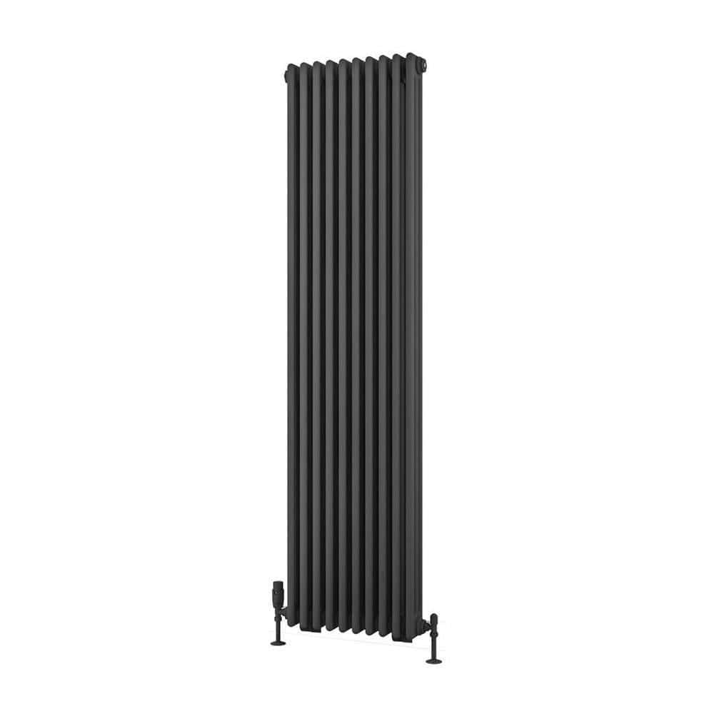 Eastbrook Rivassa Traditional 3 Column Radiator in Matt Anthracite