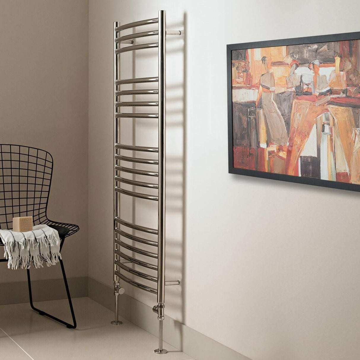 Vogue Ladder Rails Vogue Kerve Curved Ladder Rail in Polished Stainless Steel