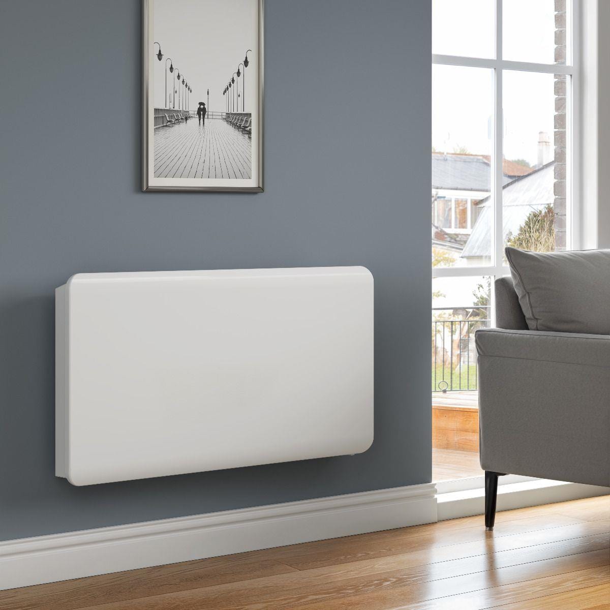 Reina Flat Panel Radiator Reina Odet Ceramic Core WiFi Electric Radiator 500 x 820mm / White