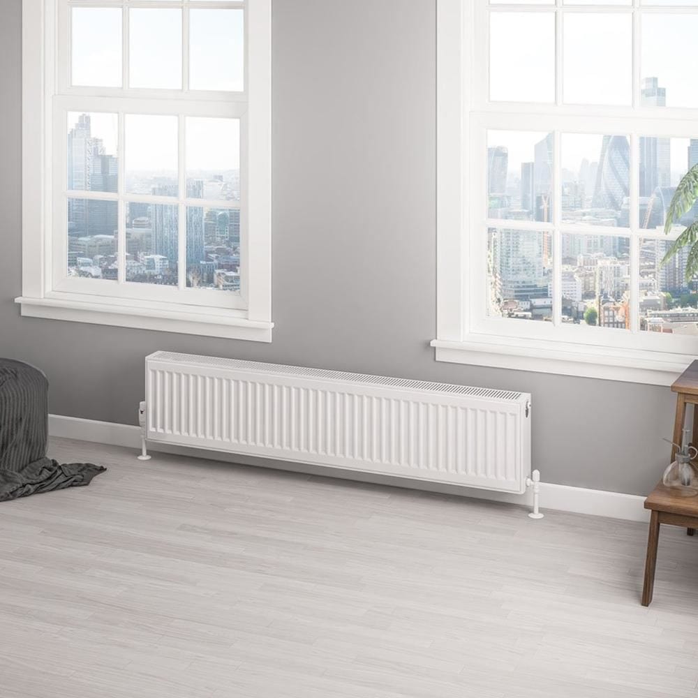 Aquarius Type 22 Compact Panel Radiator in Gloss White