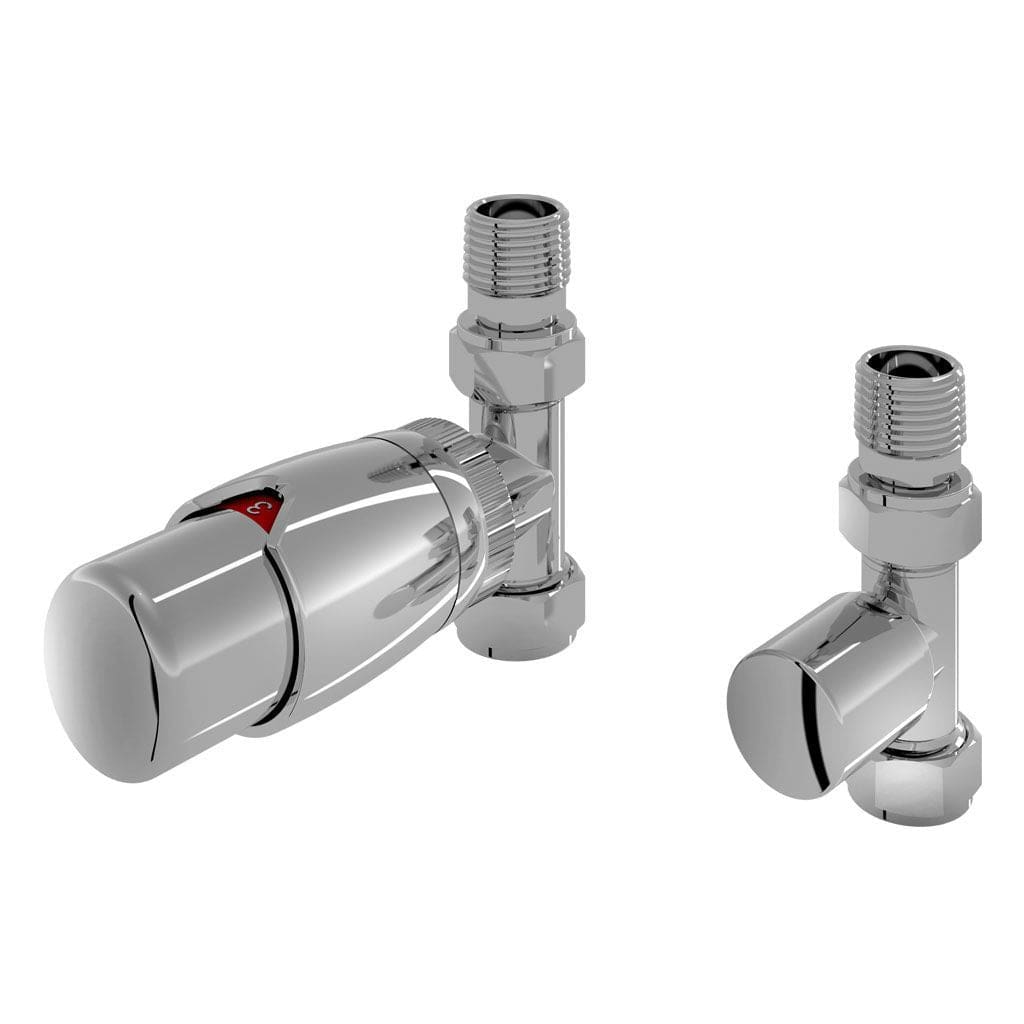 Eastbrook Radiator Valves Eastbrook Darlington Straight Thermostatic Radiator Valve - Chrome - 54.0003