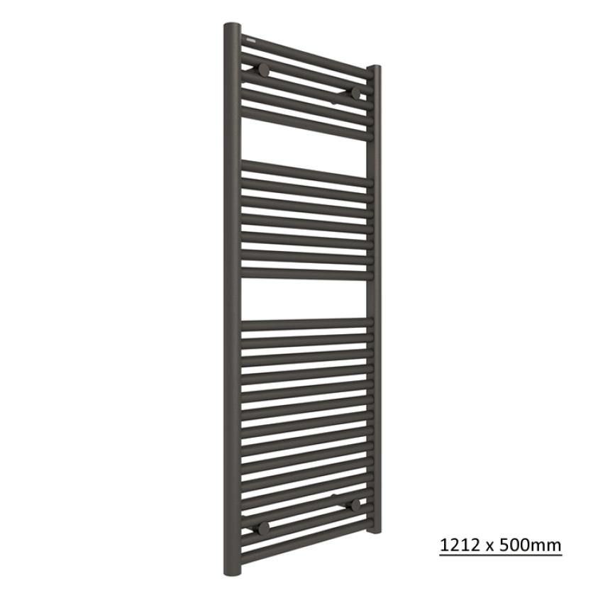 Tissino Ladder Rails Tissino Hugo2 Designer Towel Radiator in Arabica 1212 x 500 / Central Heating