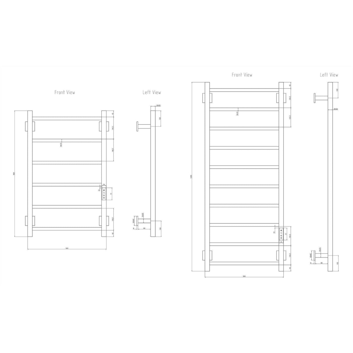 Aquarius Aquarius DigiTherm Velino Dry Electric Radiator with LCD Display