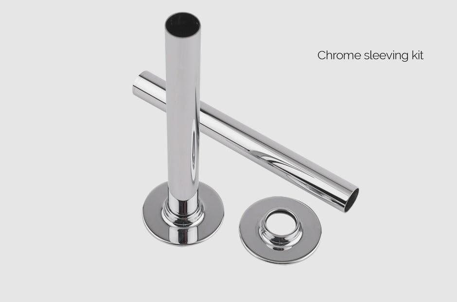 MHS Radiators Pipe Shrouds MHS Pipe Shrouds and Collar Sleeving Kit - Chrome - PSKITC-02