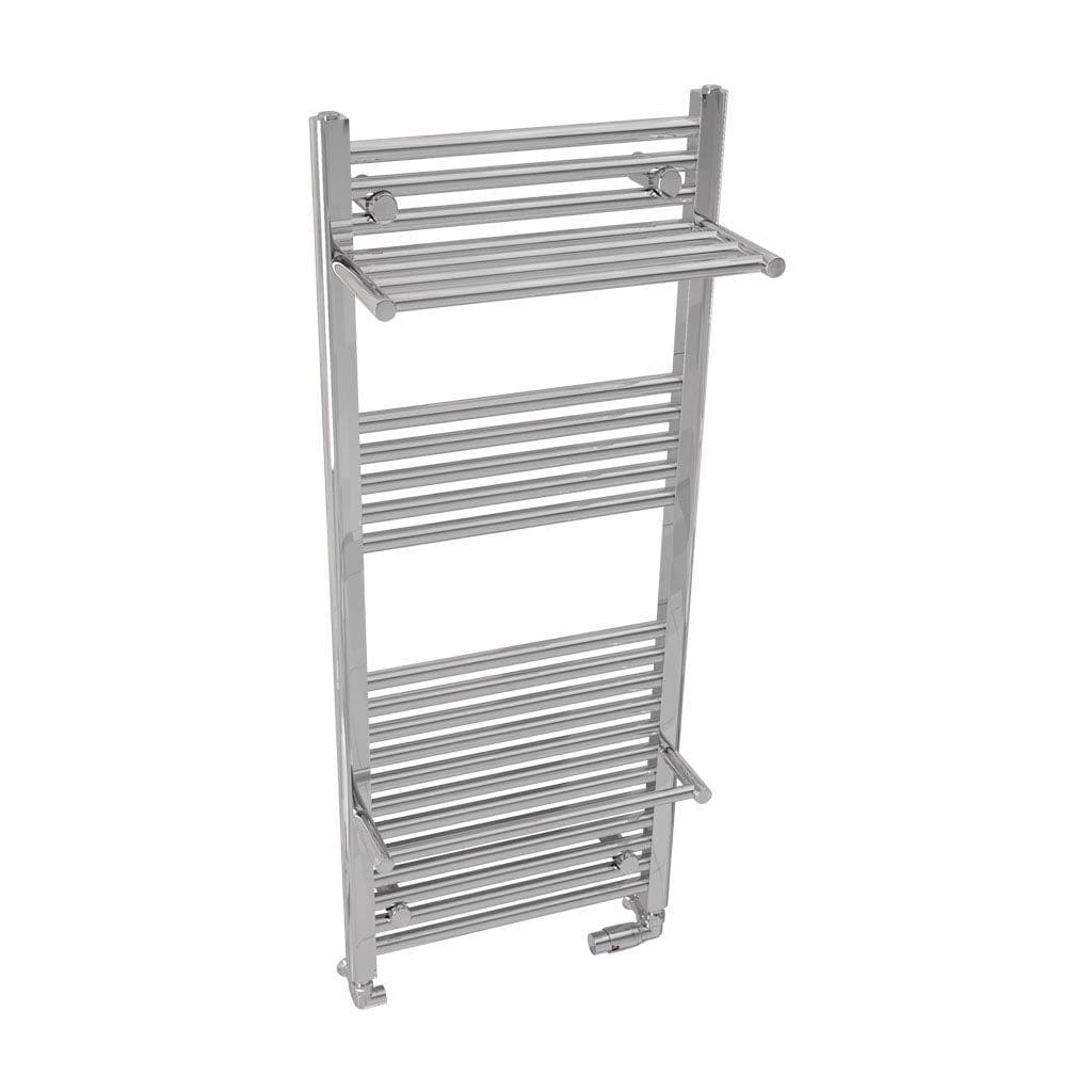 Eastbrook Ladder Rail Eastbrook Haddenham Straight Vertical Towel Rail in Chrome 1200 x 500 / Central Heating