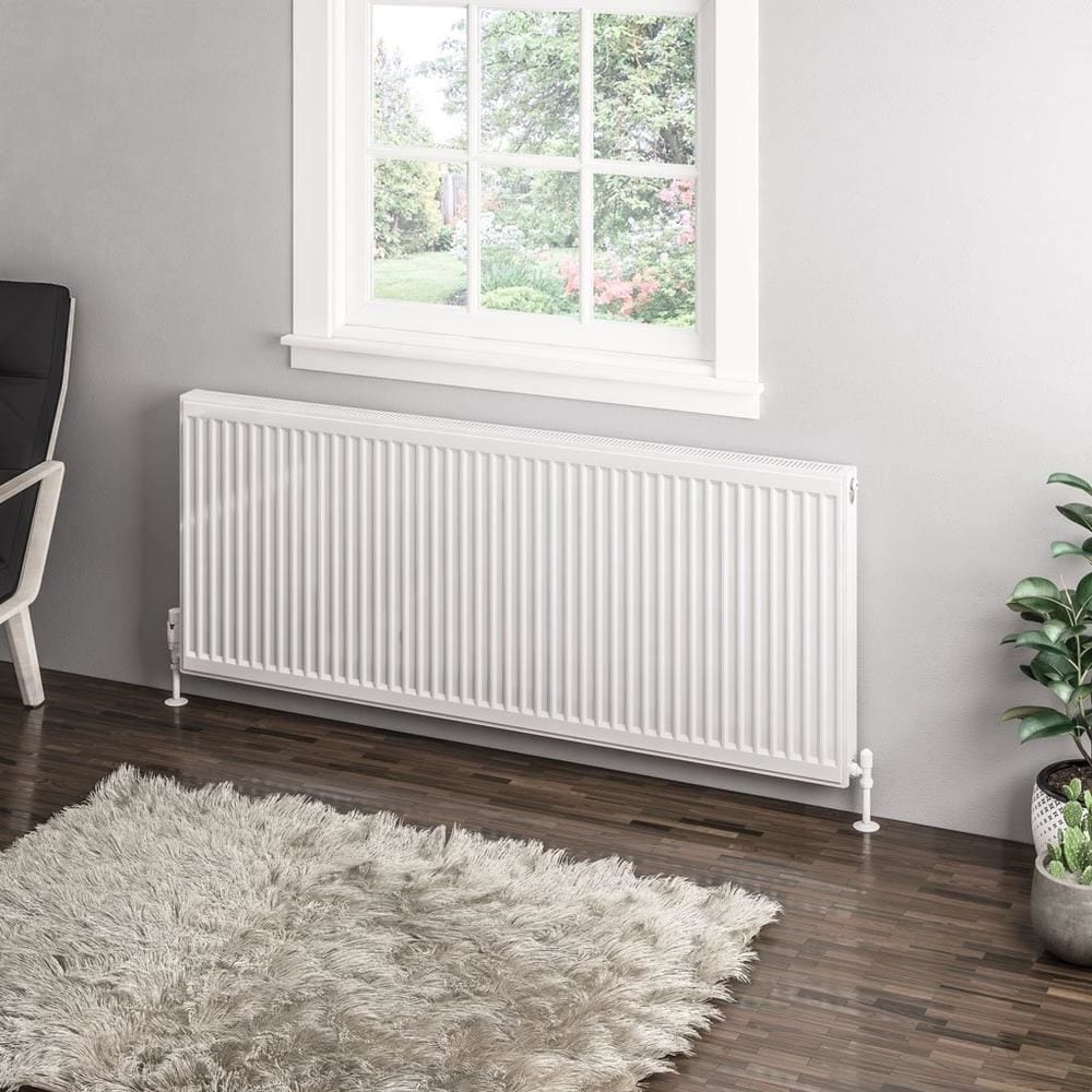 Aquarius Type 11 Compact Panel Radiator In Gloss White