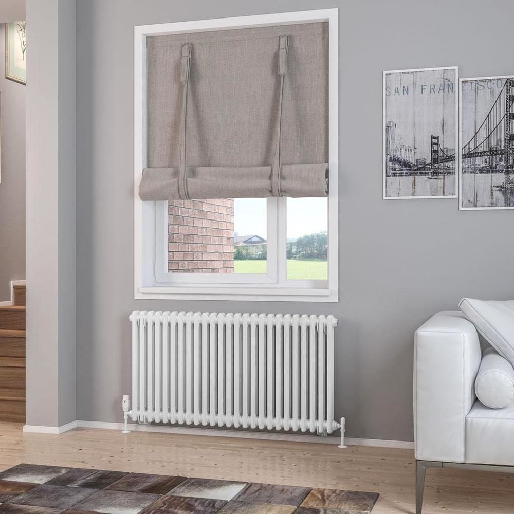 Eastbrook Rivassa Traditional 2 Column Radiator in Gloss White