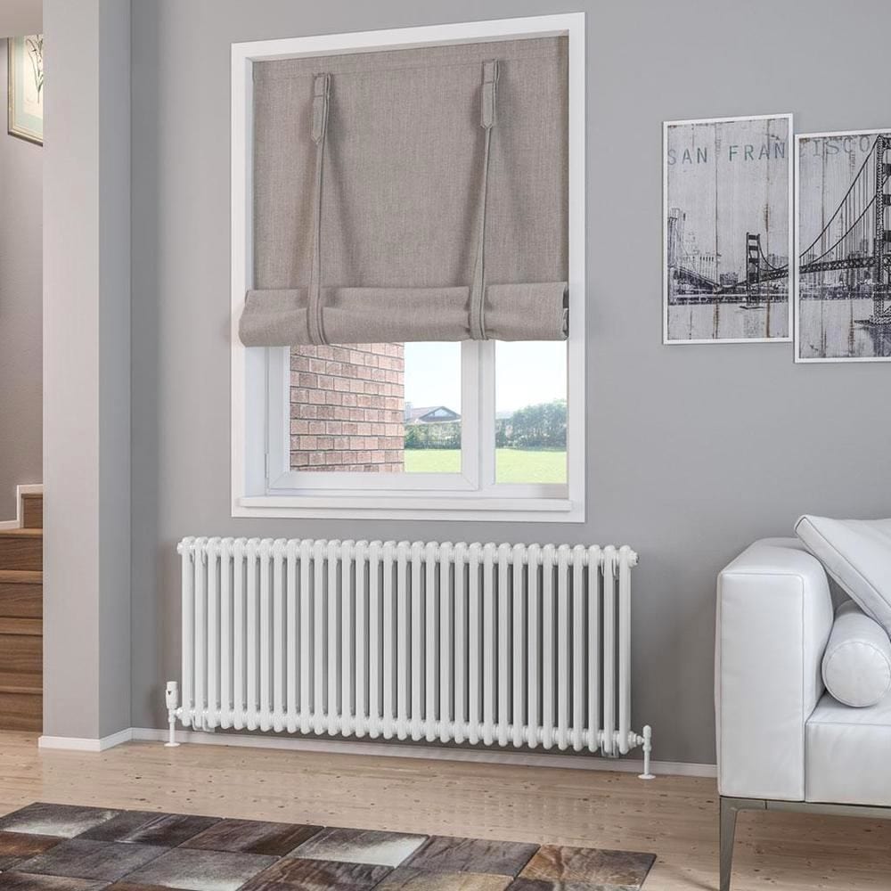 Eastbrook Rivassa Traditional 2 Column Radiator in Gloss White