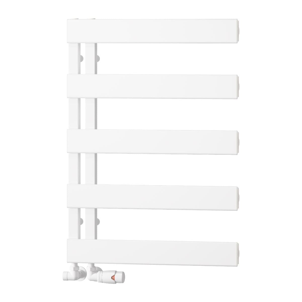 Reina Ladder Rail Reina Carpena Central Heating Aluminium Towel Rail White / 710 x 500mm