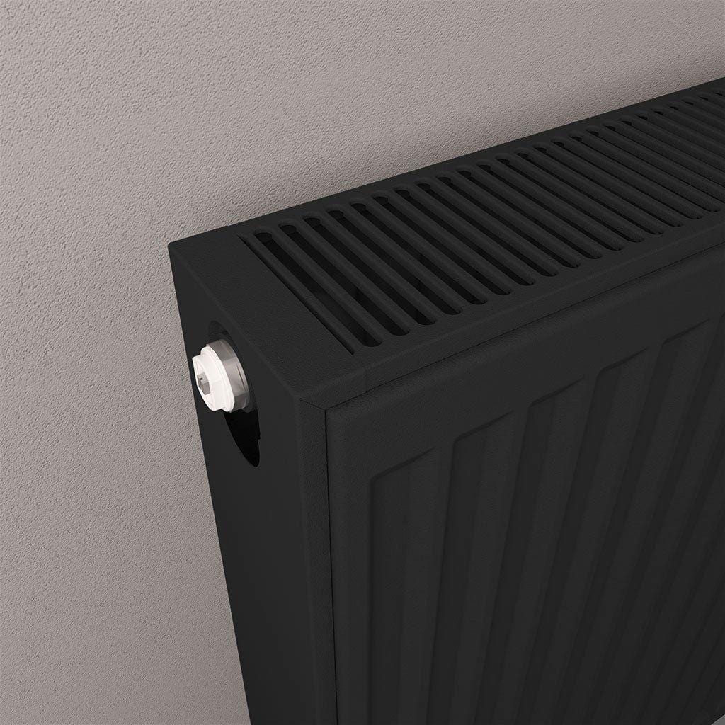 Aquarius Aquarius Type 22 Compact Panel Radiator in Matt Black