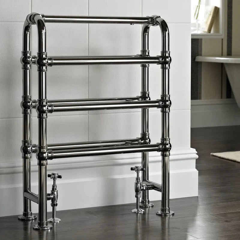 Vogue Towel Horse Vogue Arcadia Traditional Straight Towel Radiator in Chrome